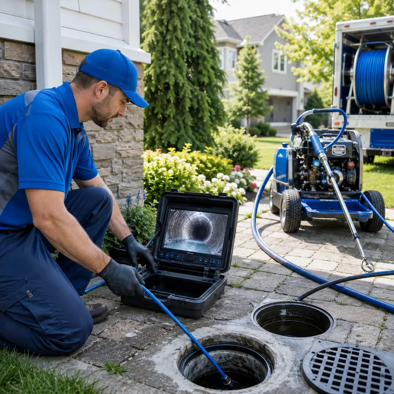 Outdoor drain cleaning professionals serving Burnsville, NC
